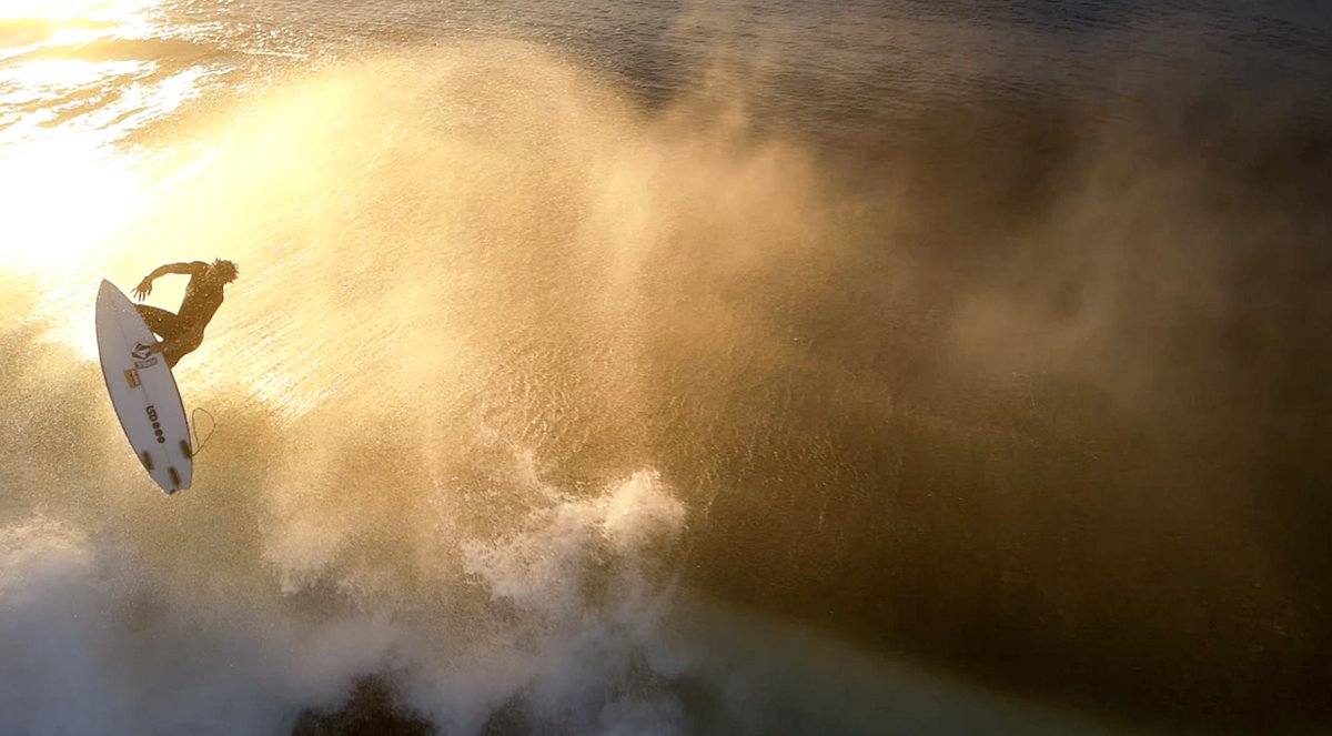 A single frame from a magnificent moment early thismorning