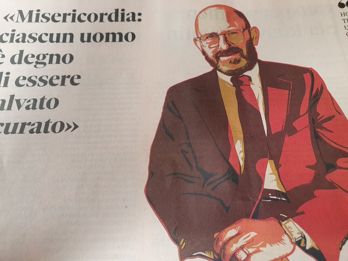 PaoloBricco's tweet photo. Su @sole24ore sono A Tavola Con Domenico Giani, presidente delle Misericordie e gia' a capo della Gendarmeria vaticana con 3 papi. Il racconto di  un uomo normale: "Non avrei mai pensato di trovarmi in un disegno provvidenziale tanto piu' grande di me". Ritratto di @ivancanuillus https://t.co/2jI8KSHZLh