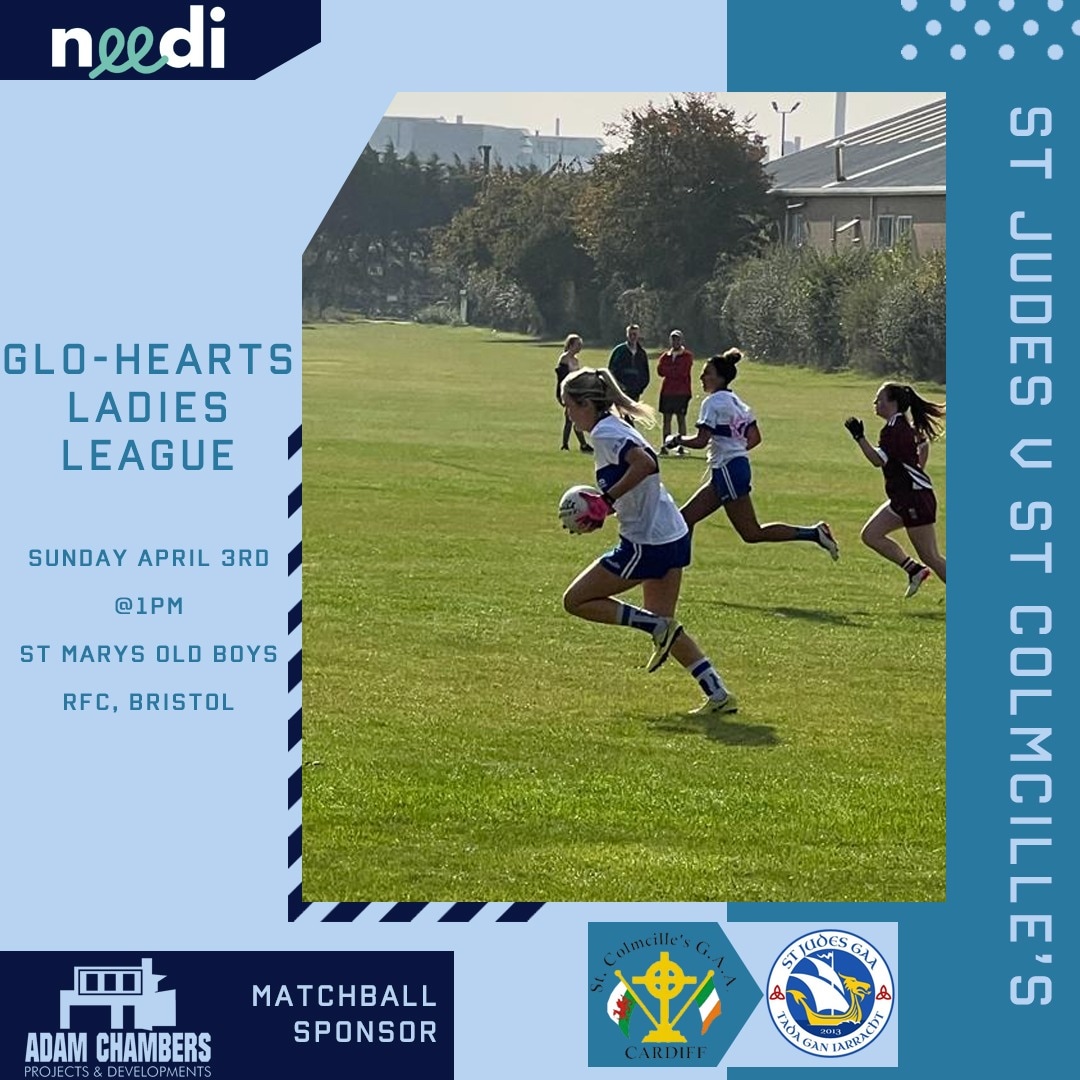 St Jude's GAA (@stjudesgaa) on Twitter photo 🔵⚪ Game Day ⚪🔵
Good luck to our ladies today against <a href="/ColmcillesLadie/">St Colmcilles Ladies</a> in the first round of the <a href="/GloHertsLGFA/">Glo-Herts LGFA</a> league.
Match ball for the day has kindly been sponsored by @adamchamberspandd give them a follow on insta!
#lgfa #glohertsgaa #womenssport #gaelicfootball #gaa 🔵⚪ Game Day ⚪🔵
Good luck to our ladies today against <a href="/ColmcillesLadie/">St Colmcilles Ladies</a> in the first round of the <a href="/GloHertsLGFA/">Glo-Herts LGFA</a> league.
Match ball for the day has kindly been sponsored by @adamchamberspandd give them a follow on insta!
#lgfa #glohertsgaa #womenssport #gaelicfootball #gaa