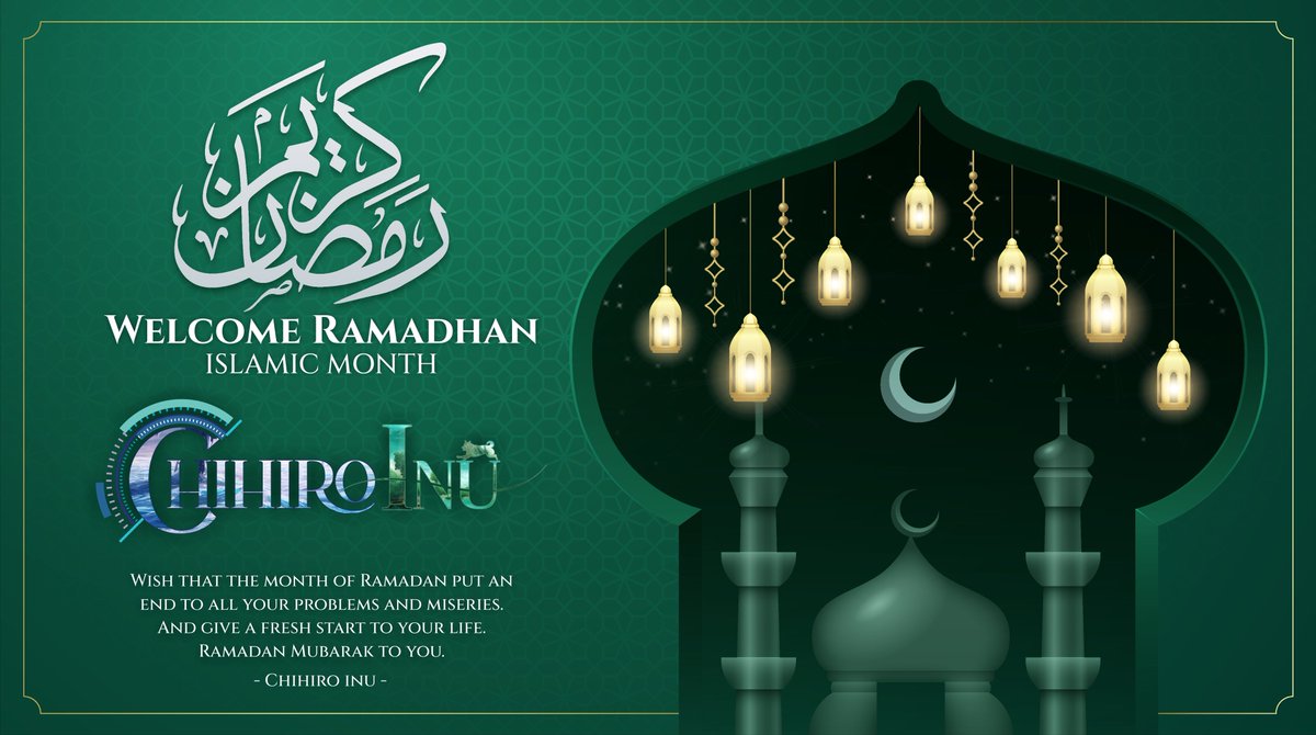 ChihiroInuETH's tweet image. Happy Ramadhan kareem. May this Ramadhan be as bright as ever.

#Ramadhan #chihiro #chiro #chihiroinueth