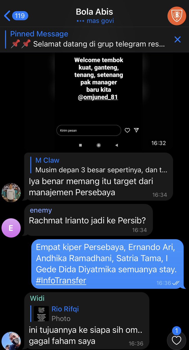 bola_abis's tweet photo. Seru ngobrolin #InfoTransfer di grup telegram Bola Abis. Gabung di sini yuk: https://t.co/9oNcJo930s https://t.co/DCZWuH5ojo
