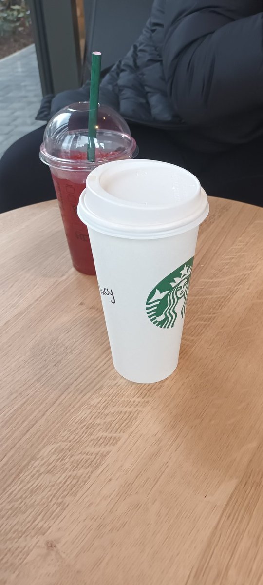 Thanks <a href="/StarbucksUK/">Starbucks UK</a> for opening a new shop less than a mile from our house. Now my daughter <a href="/Lucyfharris/">lucy harris</a> thinks we need to pay daily visits.