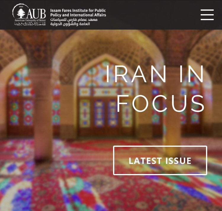 jobahout's tweet photo. .@AFathollahNejad’s 2nd #Iran_In_Focus brief for @ifi_aub is out.
For a deeper look at #Iran’s domestic & regional developments, you can read it here👇🏻
https://t.co/HxaOpzstyC https://t.co/0LQxSkn2bL