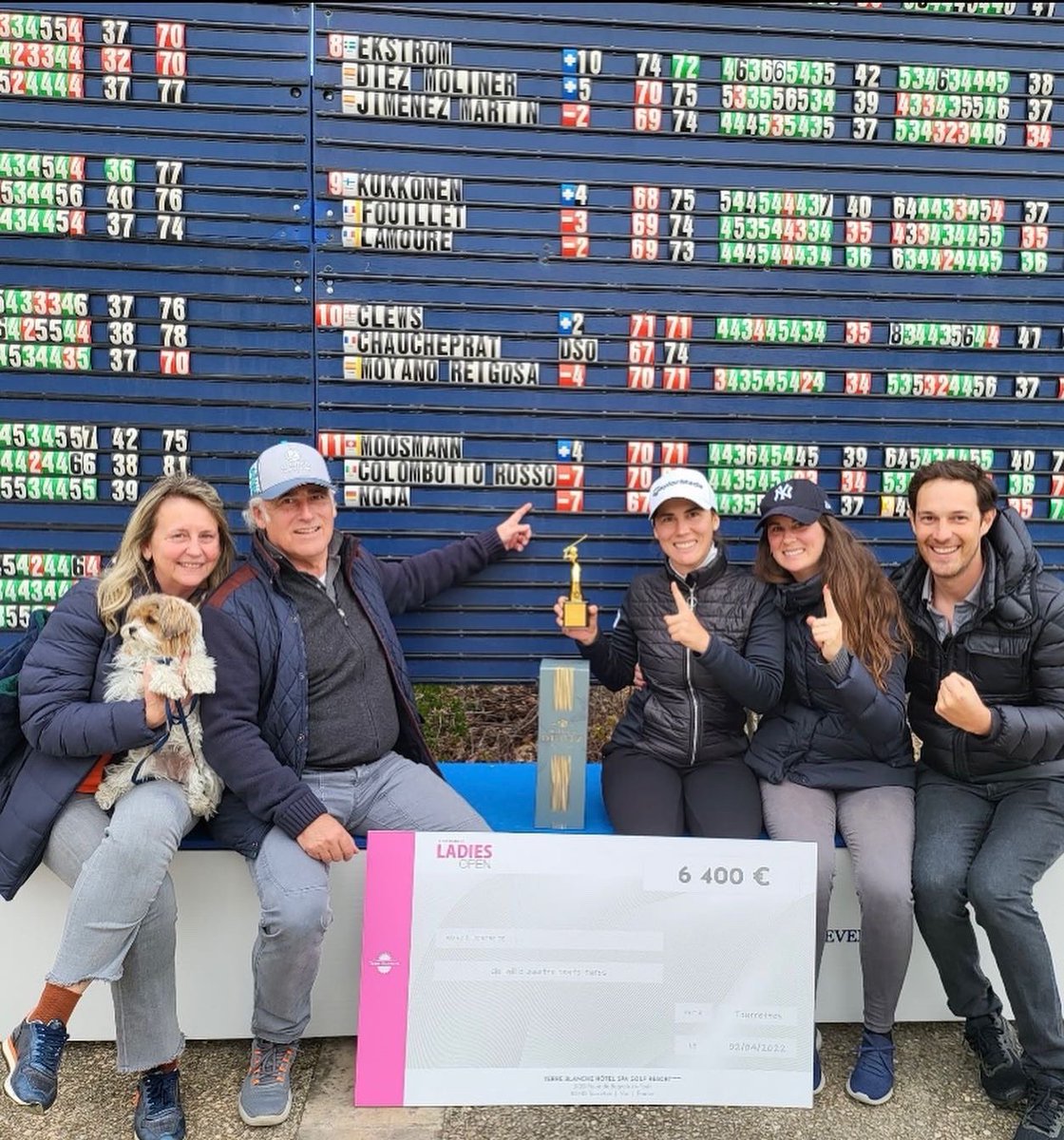 LucriCR's tweet photo. Winner, winner, chicken dinner 🏆
It’s been a tough battle  to win with 4 holes of playoff and 4 birdies to make it 💪🏻
Thank you to all the sponsors, the organization, all the volunteers, @ffgolf, @terreblanchegolf and the @letaccess for hosting this incredible venue. https://t.co/aaZDCc20CJ