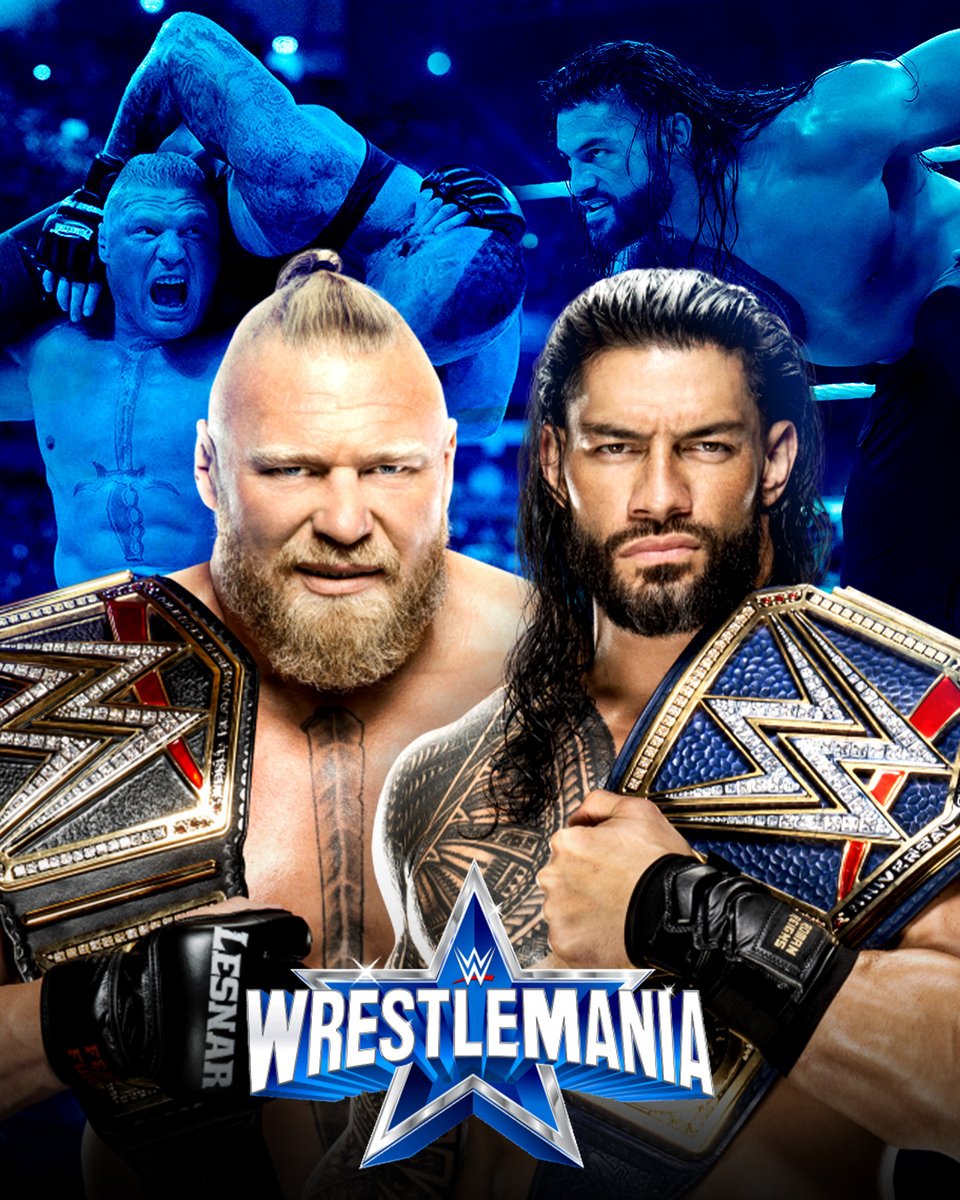 WHO YA GOT: @BrockLesnar OR @WWERomanReigns? 

#TeamBrock #TeamRoman #WrestleMania #MeraWrestleMania @HeymanHustle @SonySportsNetwk @SonyLIV
