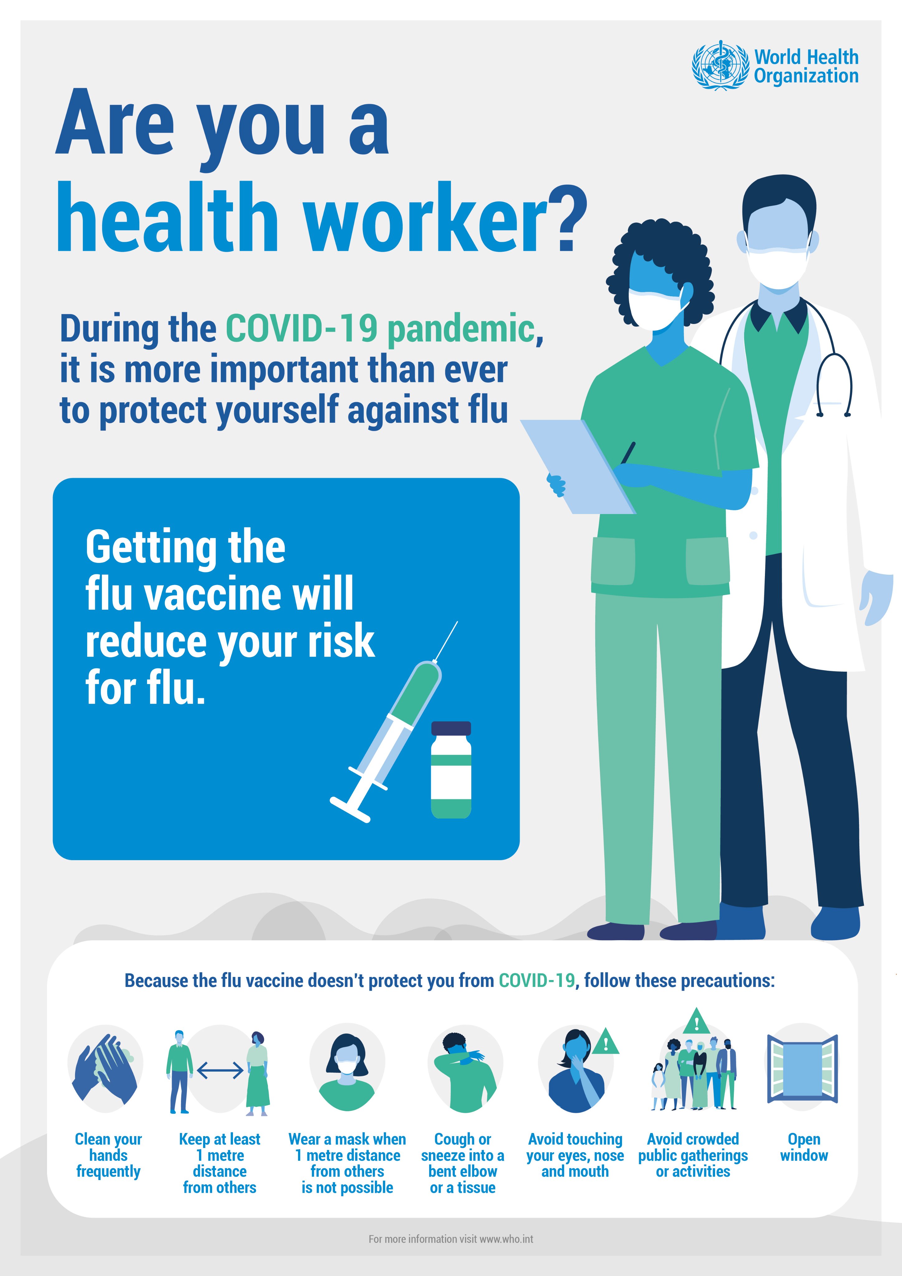 Are you a health worker ?, During the COVID19 pandemic, WHO, iiQ8