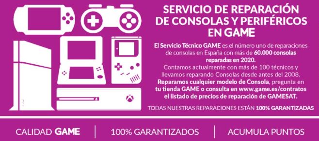 VideojuegosGAME's tweet photo. Dale una segunda vida a tus consolas RETRO y actuales gracias a nuestro #GAMESat, ¡un servicio de profesionales que está deseando reparar tu consola para que puedas seguir disfrutando de ella durante muchos, muchos años más! ❤

Más información aquí ➡ https://t.co/nLRs1G9Mur https://t.co/pPEdvFj3Ta