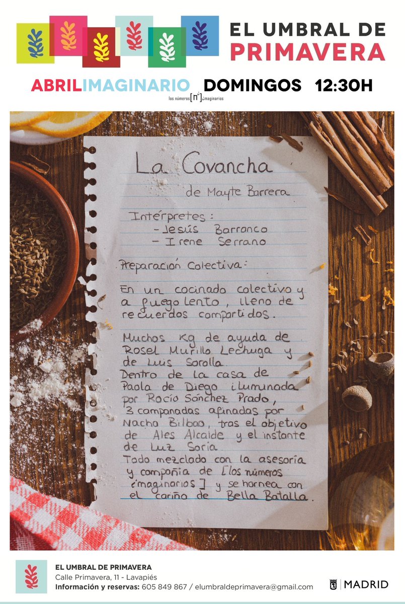 Ama_i_AndA's tweet photo. Hoy estrenan 2 directoras increíbles con las que volvería a trabajar con los ojos cerrados: @maytebarreraa y @PatriciaPealver ❣️ Nos vemos en #LaCovancha para cocinar y recordar a las 12:30 y en la orilla de la playa para sumergirnos en #Abyssalis a las 19 en @umbralprimavera 🤩 https://t.co/RVcVGNhtgV