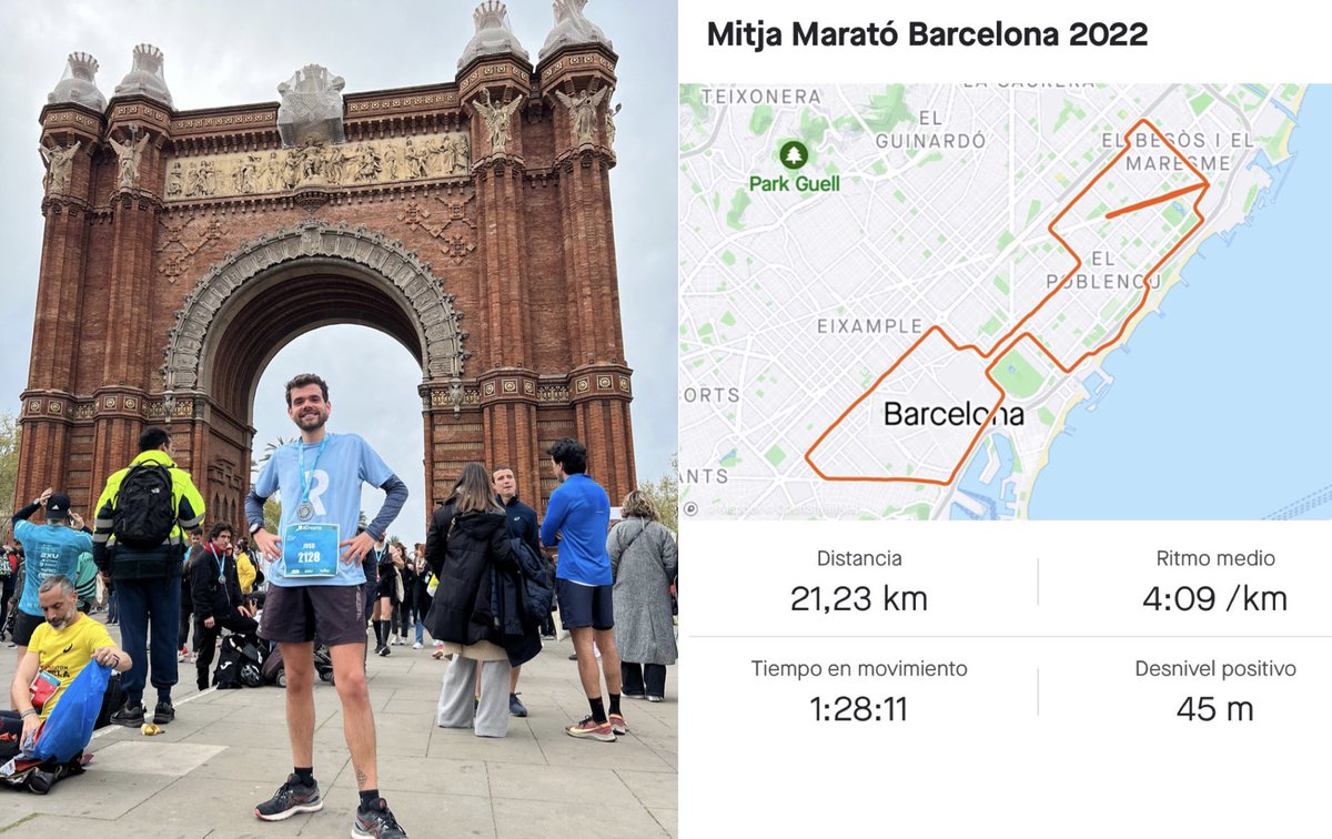 JosuIraola1's tweet photo. Estic molt feliç! 😬🏃#RunningforResearch #mitjamaratobarcelona @VHIO https://t.co/MdDSnslJA7