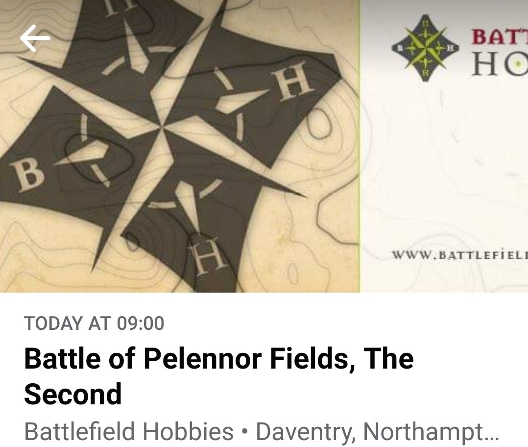 dcampbeld's tweet photo. Arise, arise, Riders of Théoden!
Fell deeds awake, fire and slaughter!

The Battle of Pelennor field is happening today at @BFHobbies 

👇👇👇👇 https://t.co/6j1ZVGvs04