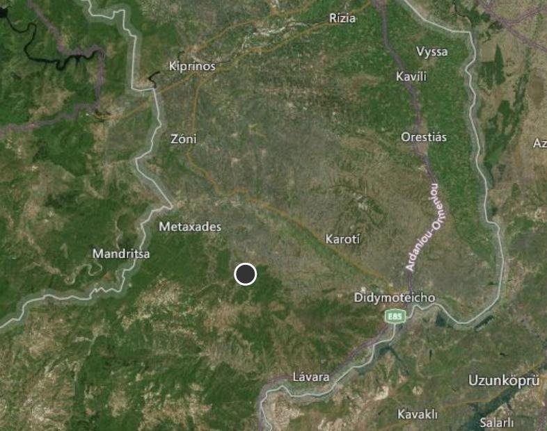 alarm_phone's tweet photo. 🆘 Man in acute danger in the #Evros border region between #Greece &amp; #Turkey. He is very sick. Greek authorities are aware of his location since 2h30 CEST but are apparently unable to find him. He urgently needs an ambulance &amp; medical support! https://t.co/YwYYSG4cAz