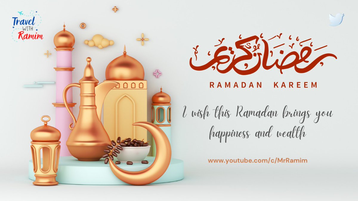 TravelerRamim's tweet photo. Ramadan Mubarak to all of you ☺️
#ramadanmubarak #ramadan #ramadankareem #islam #ramadhan #muslim #quran #eidmubarak #allah #eid #muslimah #islamicquotes #islamic   #love #ramazan #makkah #hijab #sunnah #happyramadan #ramadanvibes #iftar #travelwithramim https://t.co/FPat1iAkfw