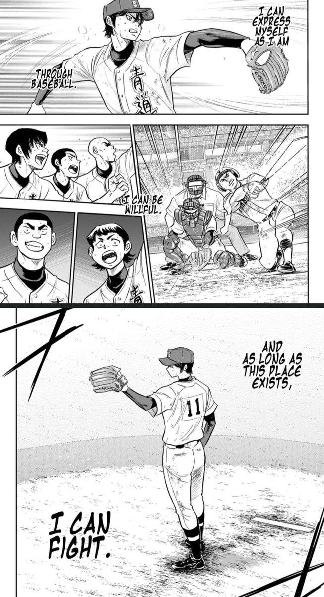 CollBalS's tweet photo. Diamond No Ace is an S tier series https://t.co/v1S2KVnEzl