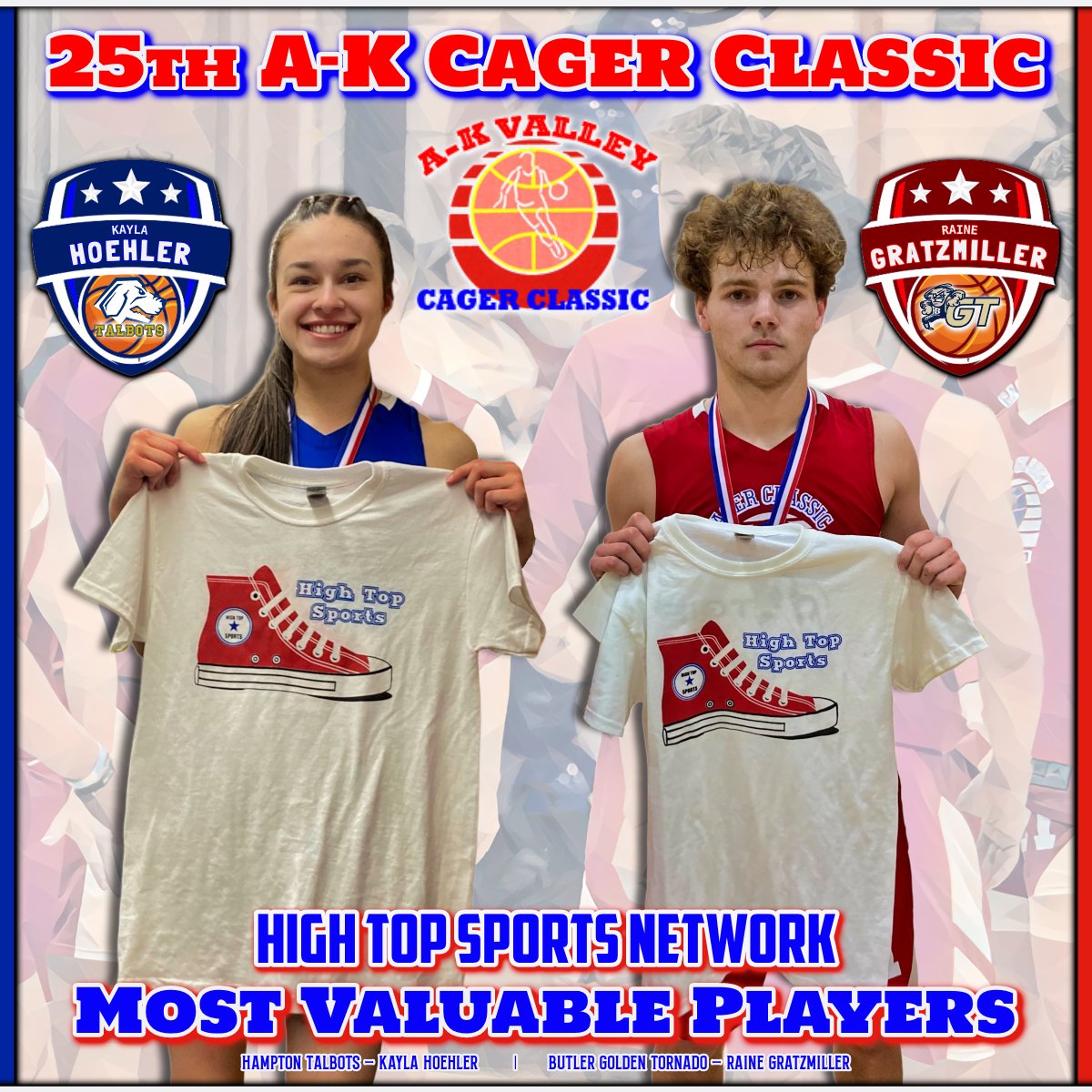 High Top Sports Network (@hightop_sports) on Twitter photo What a perfect way to end another great hoops season on HTSN 🏀 The Cager Classic was in fact, a classic! Two OTs in the girls game and another for the boys! Congrats to <a href="/RGratzmiller/">Raine gratzmiller</a> and <a href="/HoehlerKayla/">Kayla Hoehler</a> on High Top MVP honors -- well deserved! 👏 What a perfect way to end another great hoops season on HTSN 🏀 The Cager Classic was in fact, a classic! Two OTs in the girls game and another for the boys! Congrats to <a href="/RGratzmiller/">Raine gratzmiller</a> and <a href="/HoehlerKayla/">Kayla Hoehler</a> on High Top MVP honors -- well deserved! 👏