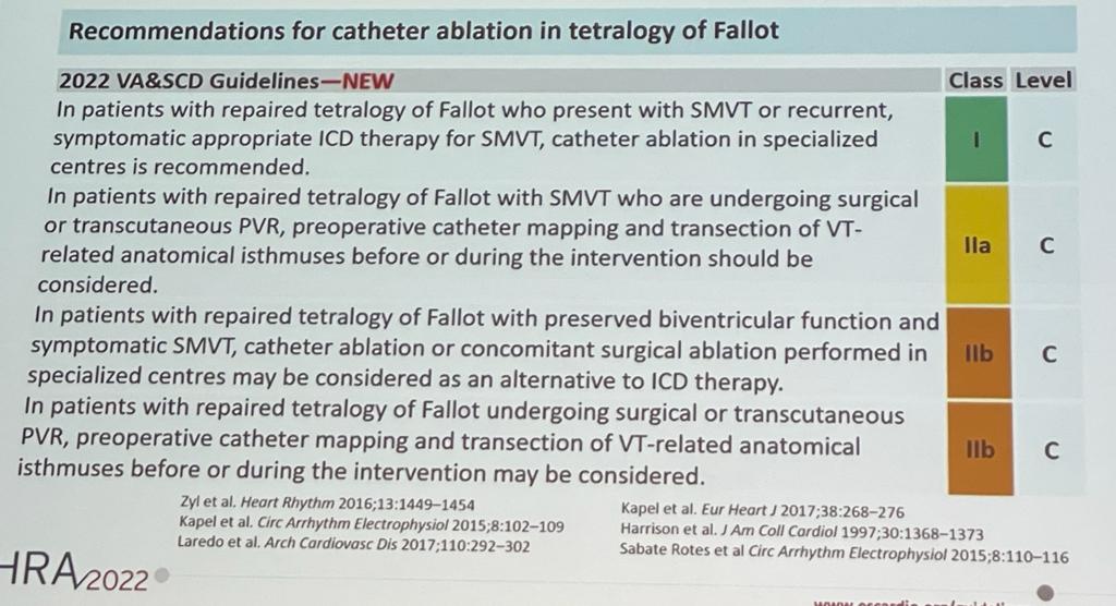 How to manage VT in #tetralogy of #Fallot great talk Katja Zeppenfeld #EHRA2022 @GuerraCardio @DavidDuncker @RodrigueGarcia4 @Dominik_Linz @EmmaSvennberg @CarolRemme @Moscoso_Costa Great meeting! @ESC_Lavinia @escardio #EHRA2022TogetherAgain #EPeeps