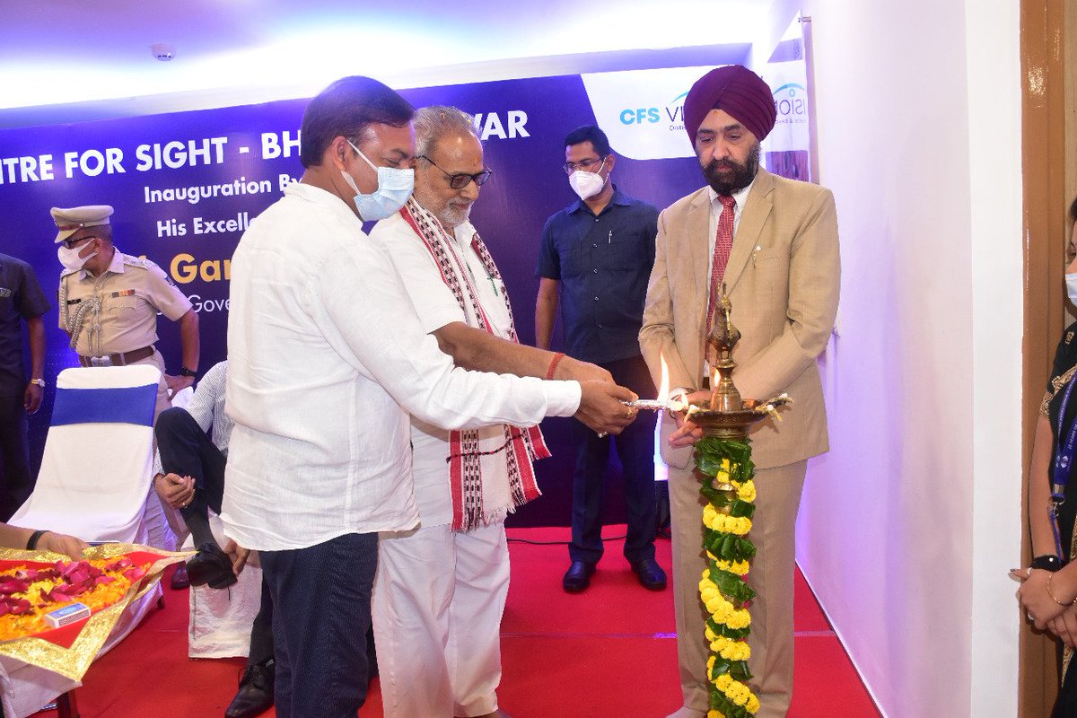 GovernorOdisha's tweet photo. While inaugurating the Centre for Sight at Bhubaneswar, Hon'ble Governor said 'eyes are one of the most important organs of human beings which express multiple feelings'. https://t.co/3u1Mzkl7pR