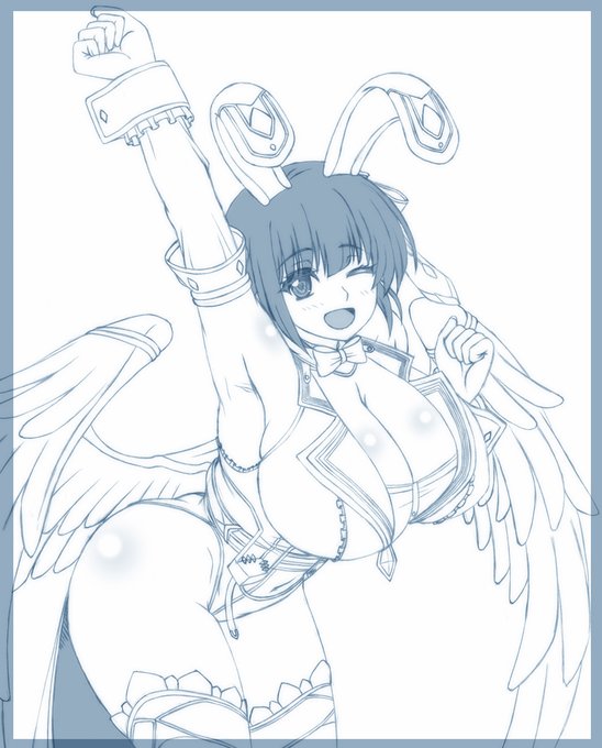 #神プロ6周年おめでとう
下描きまでで限界です!
ガチャバニーニケ実装されて欲しいなー https://t.co/NUJOMh1UAa 