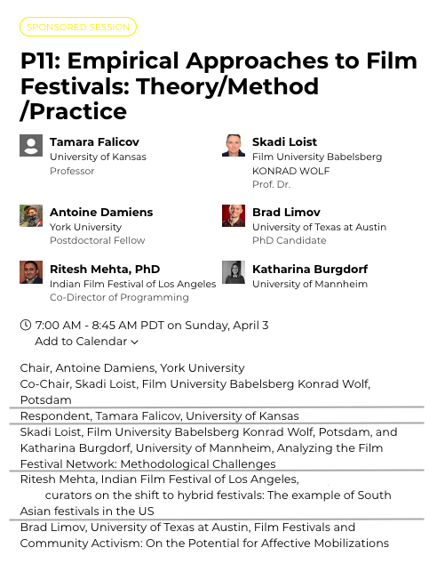SkadiLoist's tweet photo. In one hour! Join us @SCMStudies #SCMS2022 for a panel discussing various empirical approaches to study FFs. We'll present our new work & propose using SNA to develop evidence-based tier system of festivals w/in festival ecosystem. Work w/ @kat_soc58 @zhenya_sam & #MarthaEhrich https://t.co/QjZ7RUIiWm