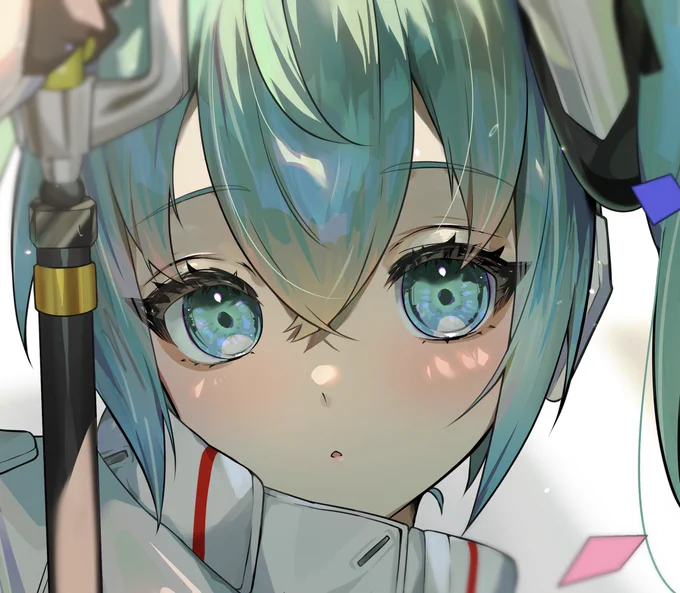 ミクちゃん!💚

#レーシングミク2022 