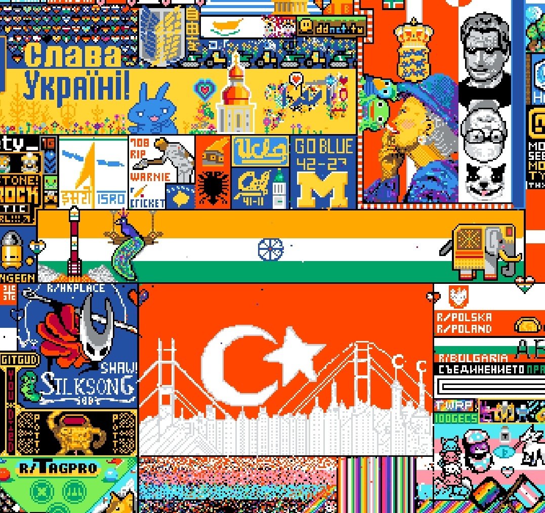 That peacock in India's flag is beautiful
#RedditPlace
r/place https://t.co/OSXiitLW2h