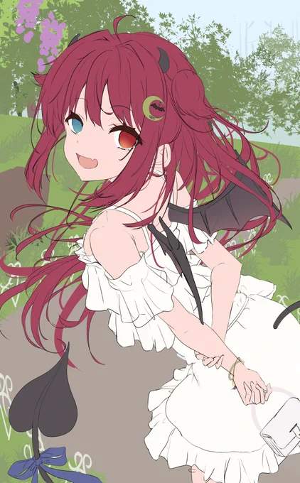 #一か月上達法5日目 下塗りと線画修正、まだできてないけど今回の作品の一番の目標は視線誘導、目の魅力について頑張るよ～ 