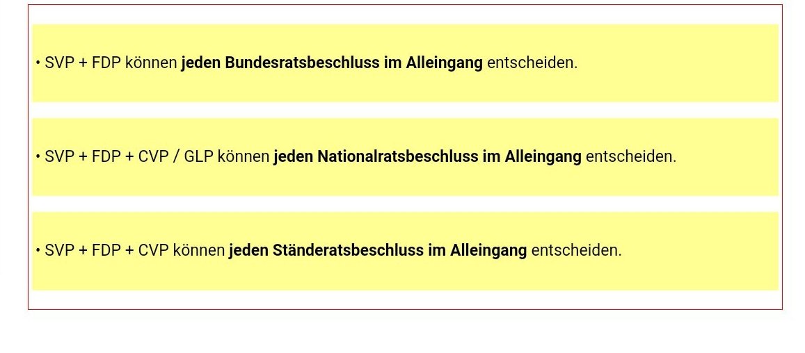 <a href="/ChrMoergeli/">Christoph Mörgeli</a> Zur Erinnerung so sehen die Mehrheiten aus.