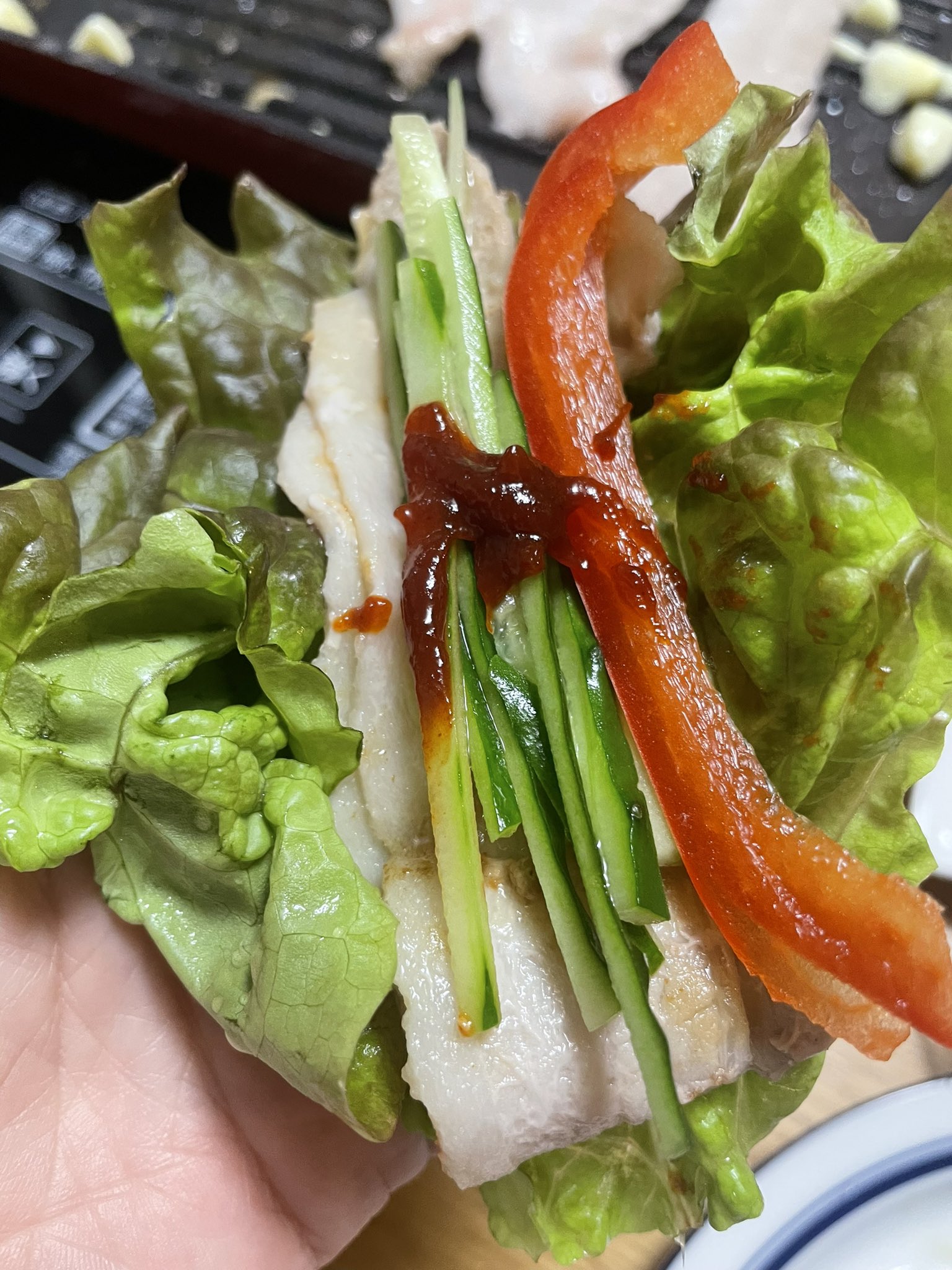 ママス 夜ごはん サムギョプサル またかよ 韓国料理 韓国 韓国行きたい コチュジャン 野菜 多め ニンニク ビタビタ おうちごはん お腹ぺコリン部 料理好きな人とつながりたい Twitter家庭料理部 T Co Auvwtev0rn Twitter