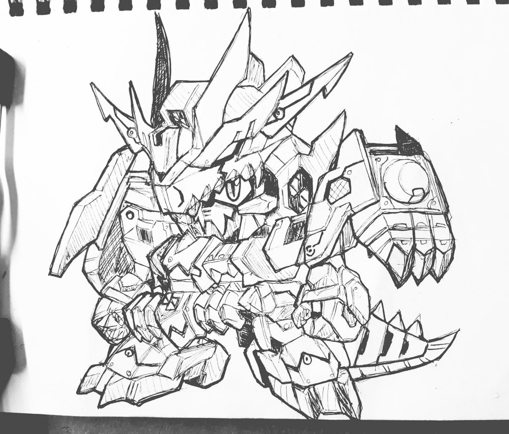 #今月描いた絵を晒そう
ビルドダイバーズとリントヴルム
エクスインパルスも詳細わかったら描きたいなぁ 