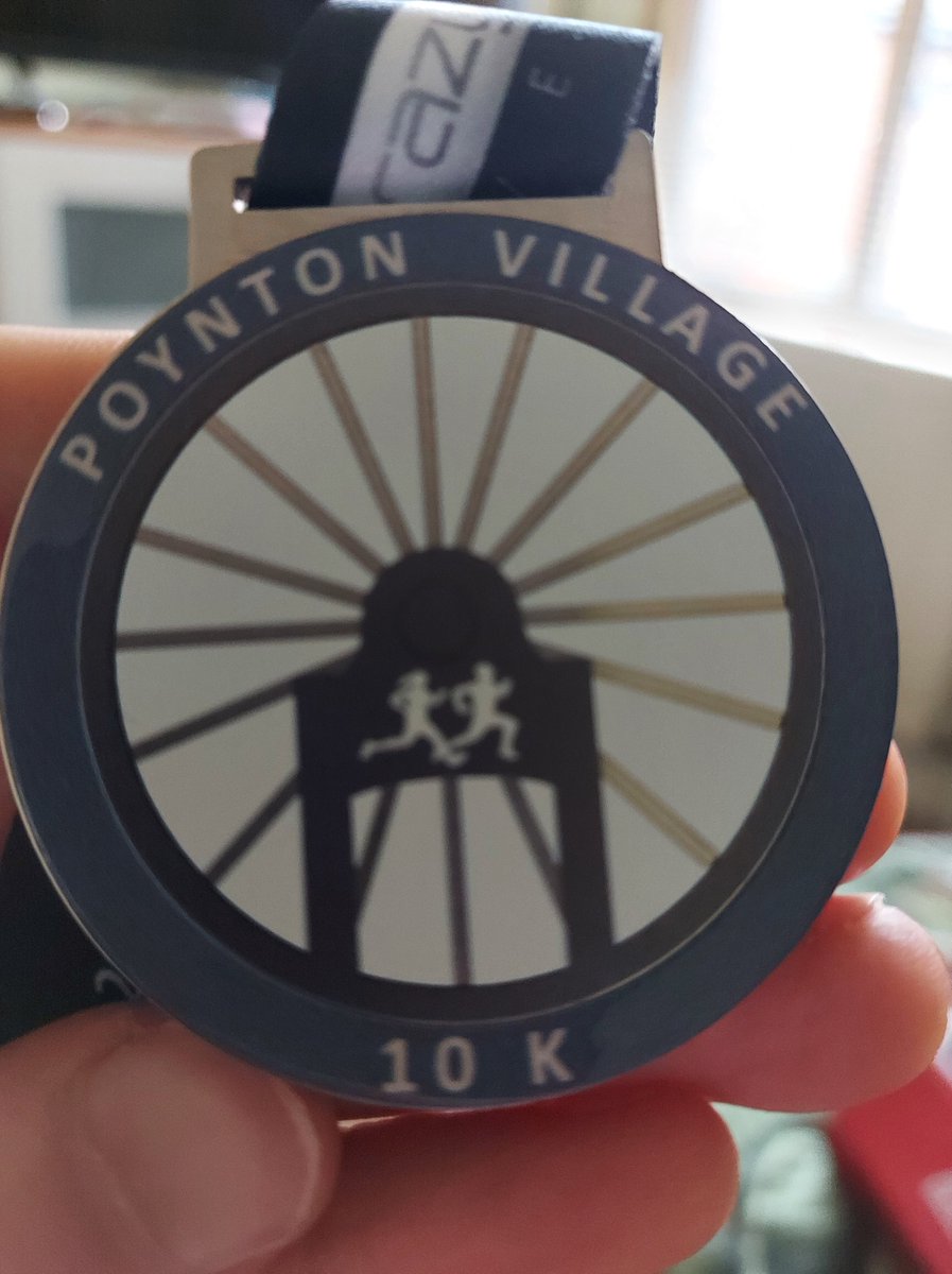 Jainslie25's tweet photo. A lack of seeing Royal Blood this weekend has ended up with me doing a pretty spontaneous 10k race in Poynton today.

49.45 was the time. Not bad for someone who ended up settling on a Chinese takeaway last night 😅 https://t.co/amDbhHOd24