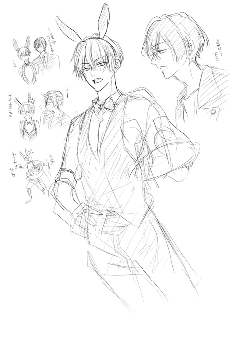 今日はお留守番しながら次描きたいオリジナルキャラ考えたりしてました 