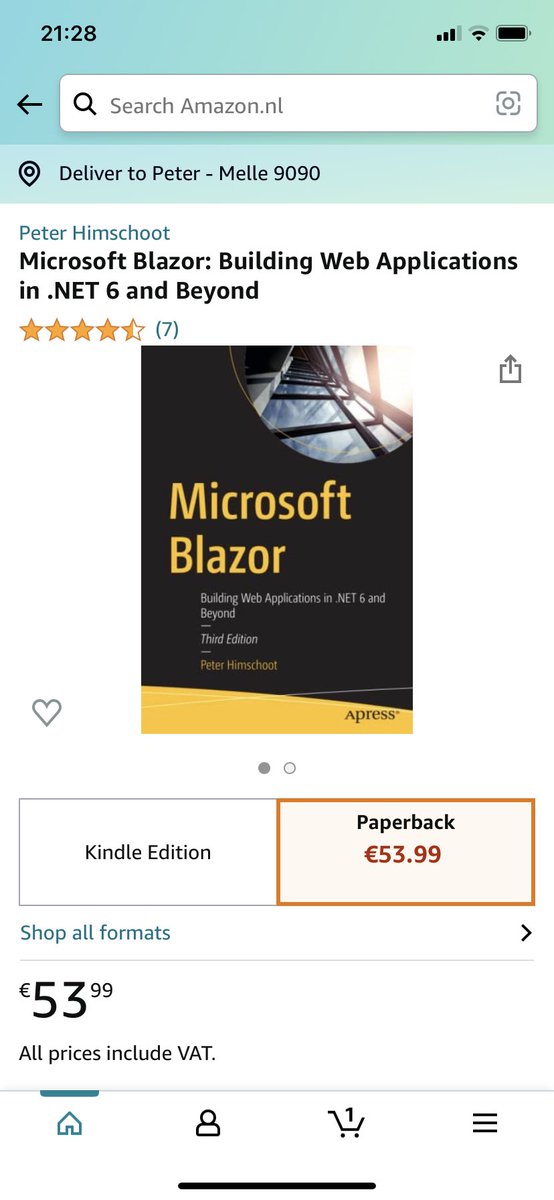 Happy to see people are quite happy with my #blazor book  4.5/5 #apress. Thank you!
