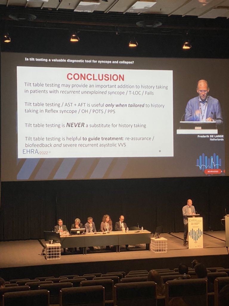 ShamlooSepehri's tweet photo. Is still #tilt_table_testing a valuable diagnostic tool for #syncope and collapse? #EHRA2022TogetherAgain https://t.co/YzJPem8WQd