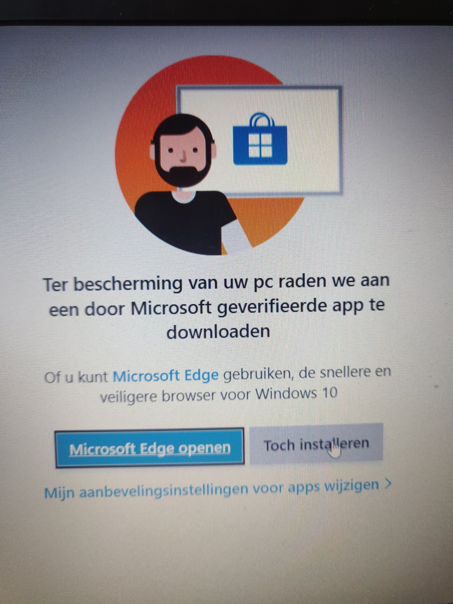 plexus@toot.cat on Twitter: "This is what happens if you try to download  and install Firefox on Windows Bing: "you don't need to download a new  browser, we recommend Edge" Windows: "to protect