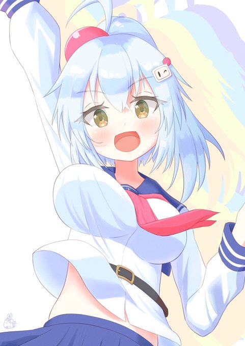 この前のシロちゃん、色塗ったよ!
#ボンバーガール 