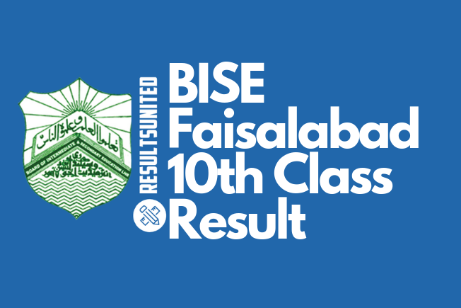 BISE Faisalabad Board 10th Class Result 2022 Matriculation