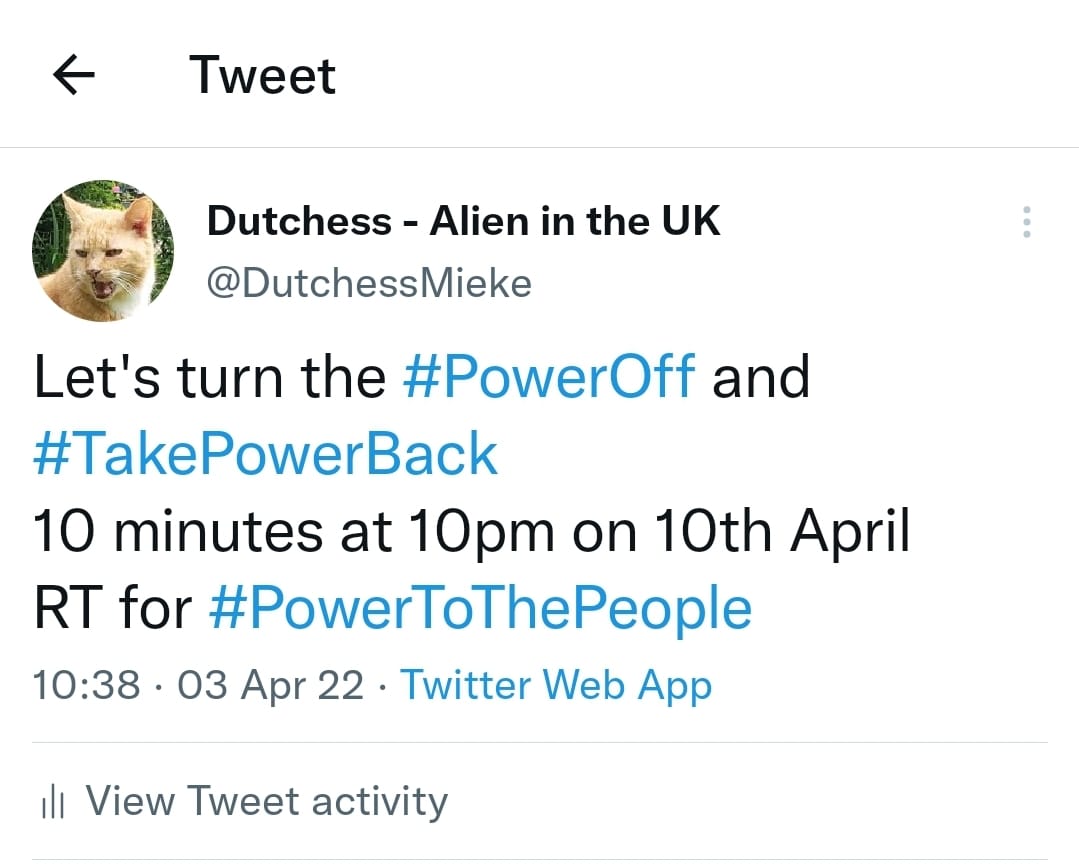 vidarhodestm's tweet photo. #PowerOff #TakePowerBack #PowerToThePeople #Socialism #socialismnow https://t.co/kcBp0FRAJY