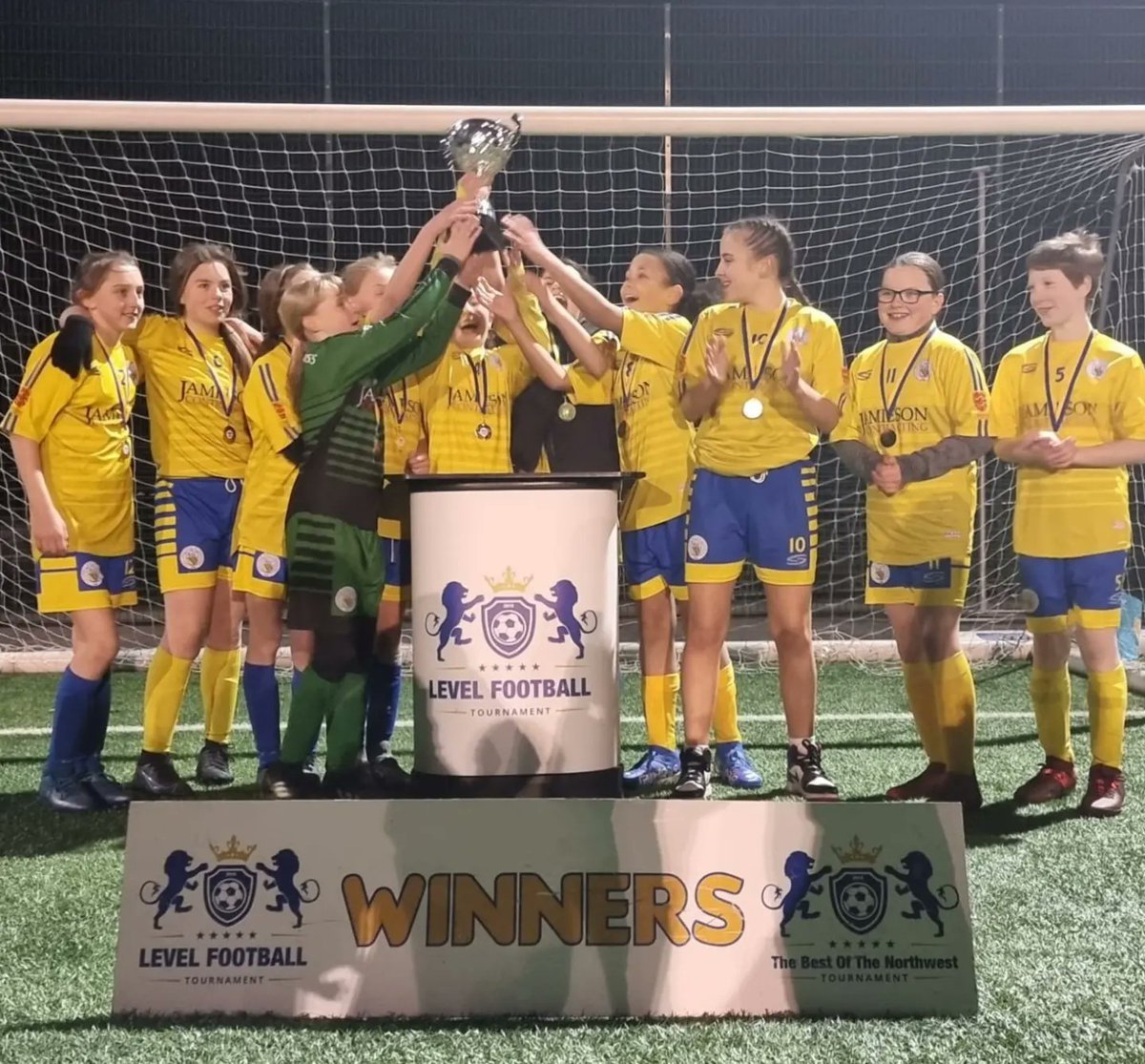 futfemreflect's tweet photo. What more could you ask for? 
League Winners ✅
First Division ✅
Undefeated ✅
18 points clear ✅

What a season for these girls 🤩 
So proud of all of you, there's no stopping you! 

League winners video coming soon...

@FletcherMoss_FC @FMRGirls @MissKick https://t.co/p3Ba8Lhn2e