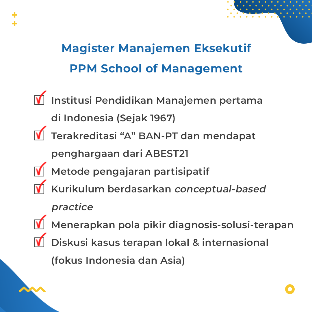 ppmschool's tweet photo. Hai PPMmates!
Ayo, jangan kalah sama yang muda! Mari terus kembangkan kemampuan Anda lewat program Magister Manajemen Eksekutif agar sigap untuk hadapi dunia bisnis yang teramat dinamis!
#ppmschoolofmanagement #ppmschool #MMEM #MagisterManajemen #MMEksekutif #manajemen https://t.co/4FeB0RANzQ