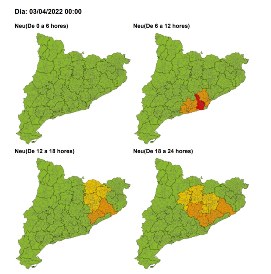 emergenciescat's tweet photo. #ProteccióCivil ha activat en ALERTA el pla #NEUCAT per possibles nevades a cotes baixes

Es recomana molta prudència en la mobilitat per aquestes zones, i informar-se de l'estat de les carreteres abans de sortir de casa

nota premsa 👇
https://t.co/yJ7mEH252k https://t.co/pOVJyJP6DL