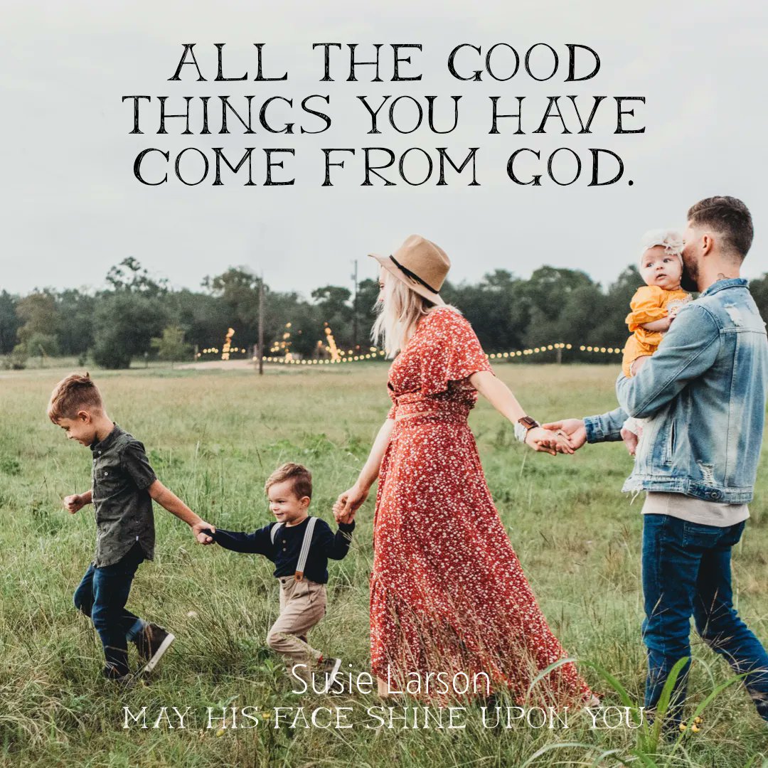 Smile and be ready for great things today! I hope God fills you with fun surprises that you didn’t see coming. Remember: All the good things you have come from God. He loves to give presents to His children! And He loves it when you’re just as generous to others.