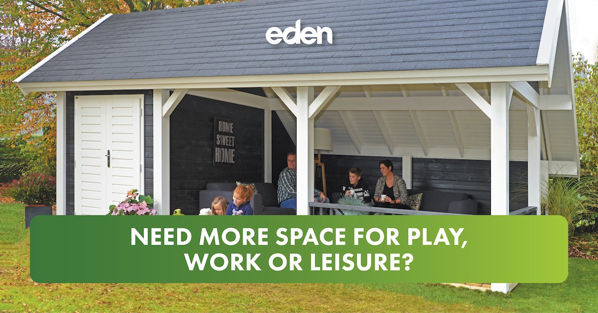 edenlandscapes_'s tweet photo. If your family needs more space for play, work, or leisure, you can guarantee a perfect summer with a garden room from Eden.

We’ll help you through every step of designing your perfect garden room.

Browse our range to get your garden summer-ready: https://t.co/SRLyZXYpFh https://t.co/9N1F5gtRnw