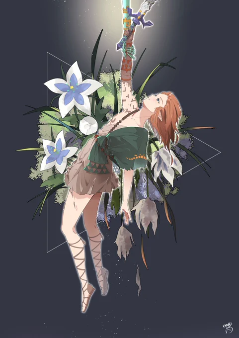 その先は、生か死か

#Zelda #botw2 
#イラスト 