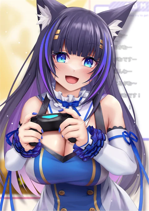 吉花こころさん🐺💙のファンアートΦ('v'

#画狼伝説 