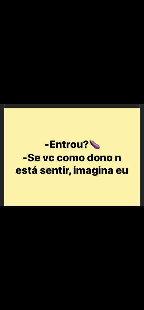 🧔🏽Entrou?
🧑🏽Se você como o dono não estar a sentir, imagina eu