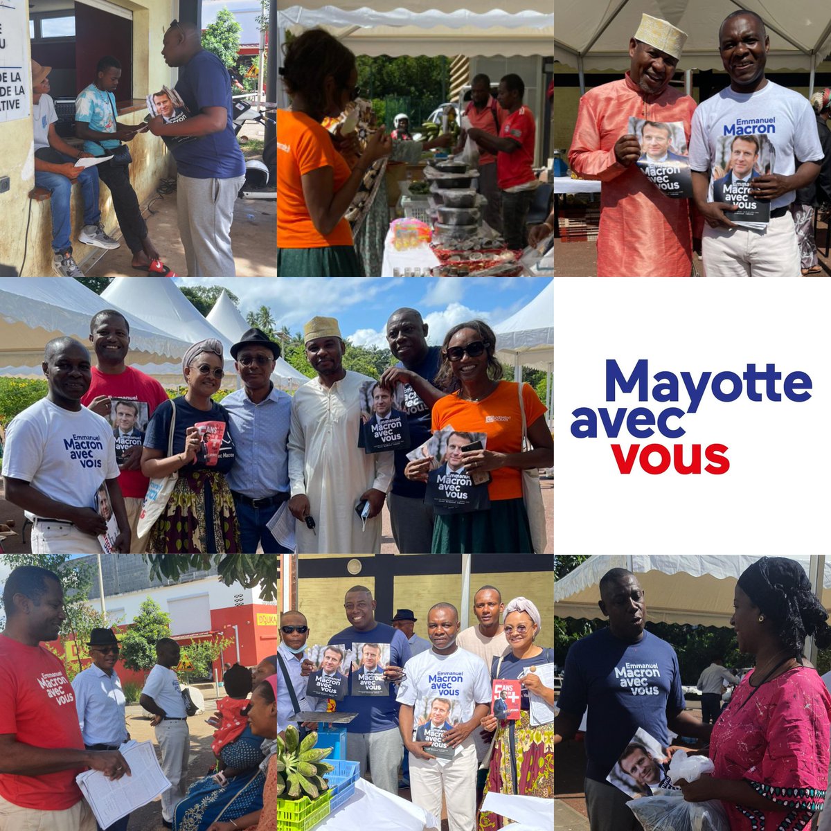 modem976's tweet photo. 🟧J-7 : @avecvous ce dimanche matin au marché paysan sur le parvis de la MJC et au centre commercial Baobab en ce 1er jour de Ramadan.
Les élus de Mamoudzou, les parlementaires et les responsables politiques de la majorité présidentielle locale étaient à votre écoute. https://t.co/tBo2xd7AKO