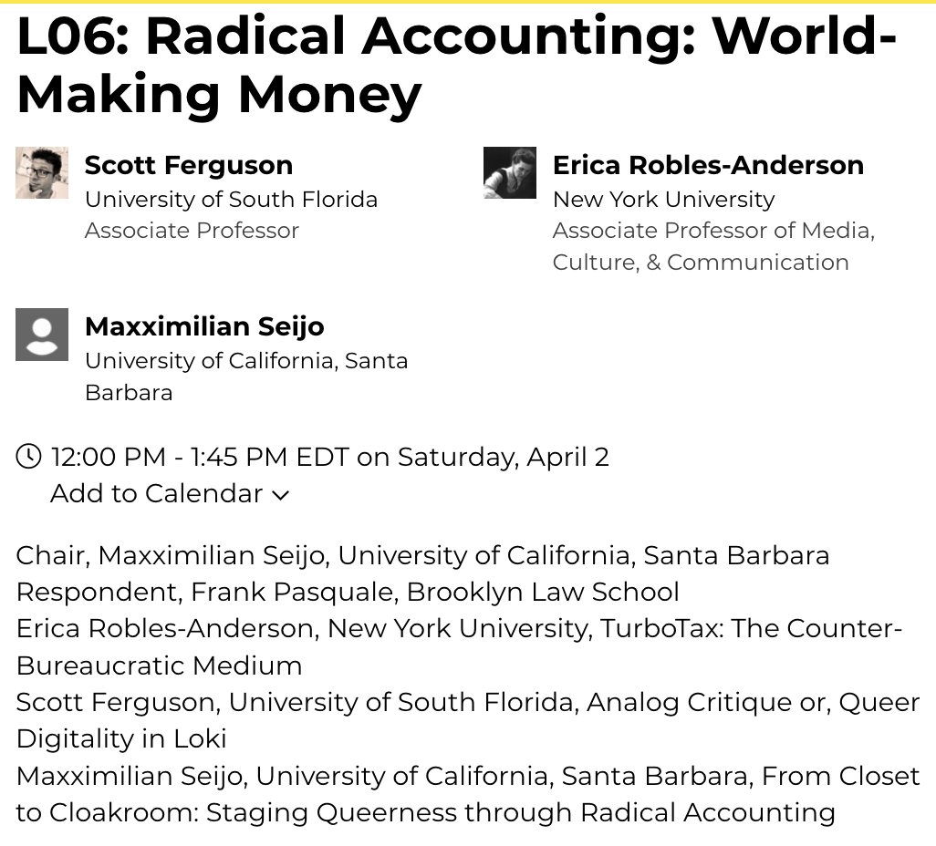 videotroph's tweet photo. Tremendous thx to our panel respondent @FrankPasquale for his brilliant & gracious remarks yesterday at #scms2022. Frank's wide-ranging reflections & connections really drove home the stakes of radical accounting as an alternative to liberalism.
Cc: @MaxSeijo @fstflofscholars https://t.co/cE9dgCBTXz