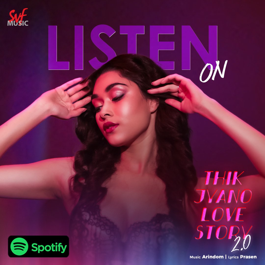 SVFMusic's tweet photo. Spot the love on @spotifyindia ♥️
Listen to #ThikJyanoLoveStory🌈 2.0 on #Spotify: https://t.co/6HZRlRIAzR
#LoveIsLove #TJLS #MusicVideo @ArinArindom @pramukho #MadhurimaDutta #MadhumitaDas @Hoodanmejo @SVFsocial @SangeetBangla https://t.co/bMsXE7RMu4