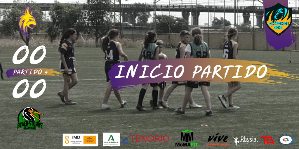Sevilla_Linces's tweet photo. ¡Último compromiso de la liguilla de la Extrekids Bowl contra los anfitriones @Vva_BlackStorks 🦢🖤💚 !

📺 https://t.co/mmbVA1i718

📸 Inma Adame

#ExtrekidsBowl2022 #VillanuevadelaSerena #FlagFootball #FlagisLife https://t.co/tVdbm5B0mg