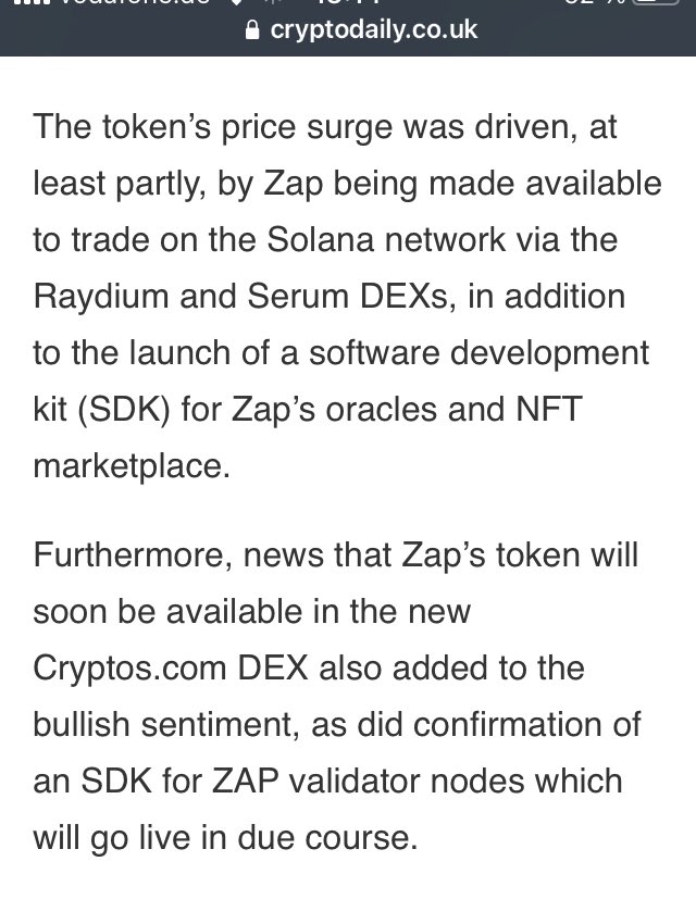 JustHangOutPoA's tweet photo. $ZAP #Solana #raydiumDEX #serumDEX #SDK #ZapNFT #ZapOracle #ValidatorNodes #cryptoscomDEX https://t.co/RuzY10ID9Z