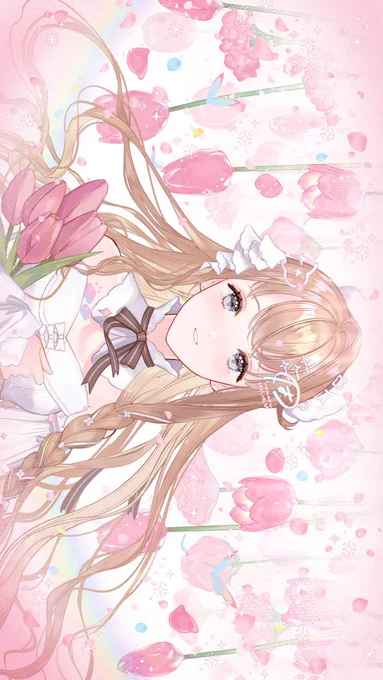 🌷春を摘む妖精🌸 #lucienneart 